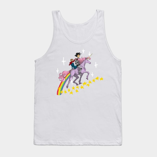 Unicorn Johnlock Tank Top by giuliadrawsstuff